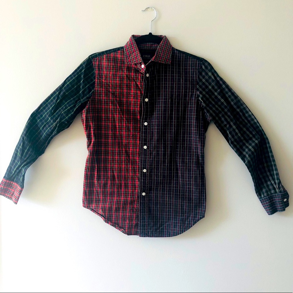 Ralph Lauren Plaid Block Button Down Shirt
